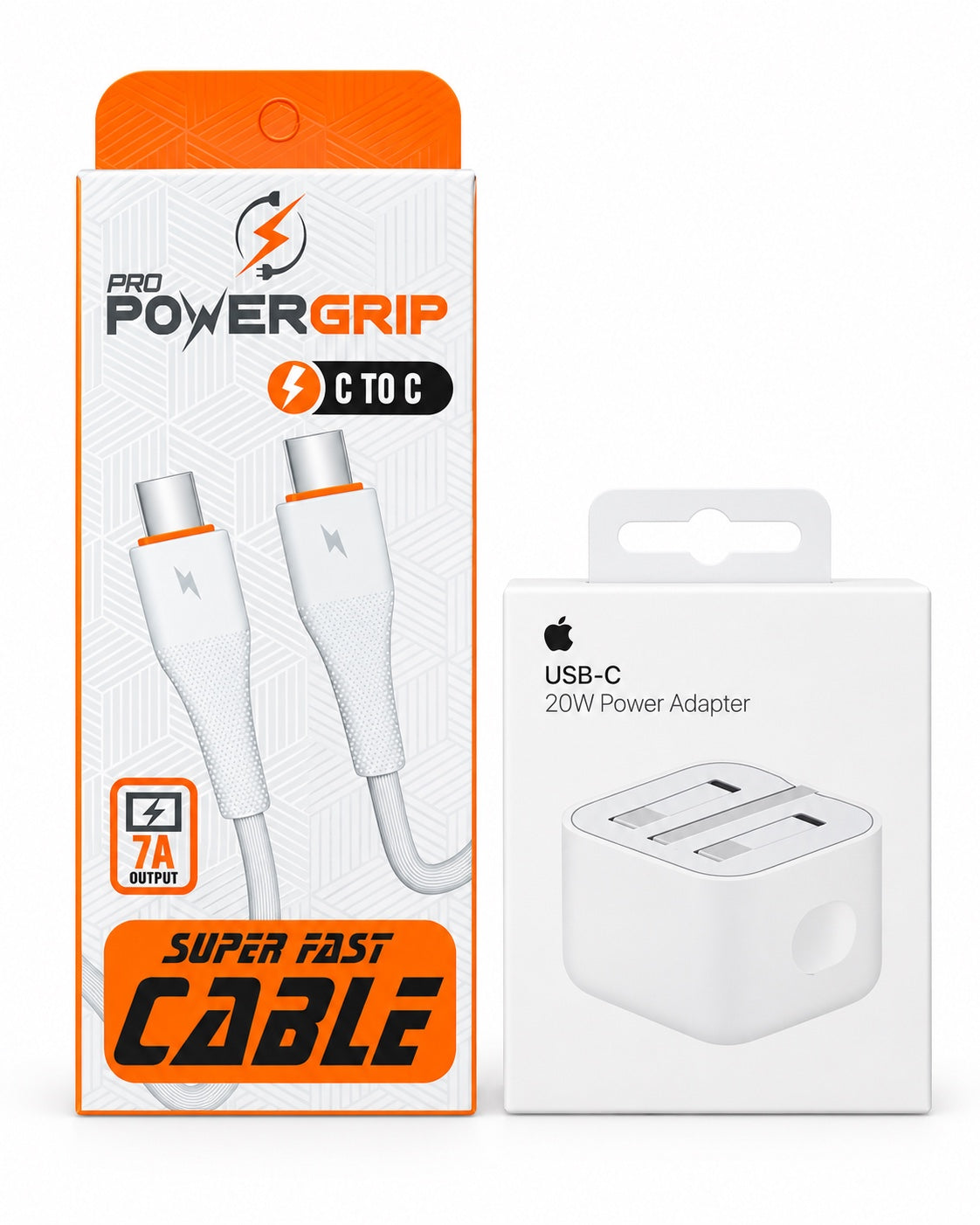 Fast charging C to C cable packaging
